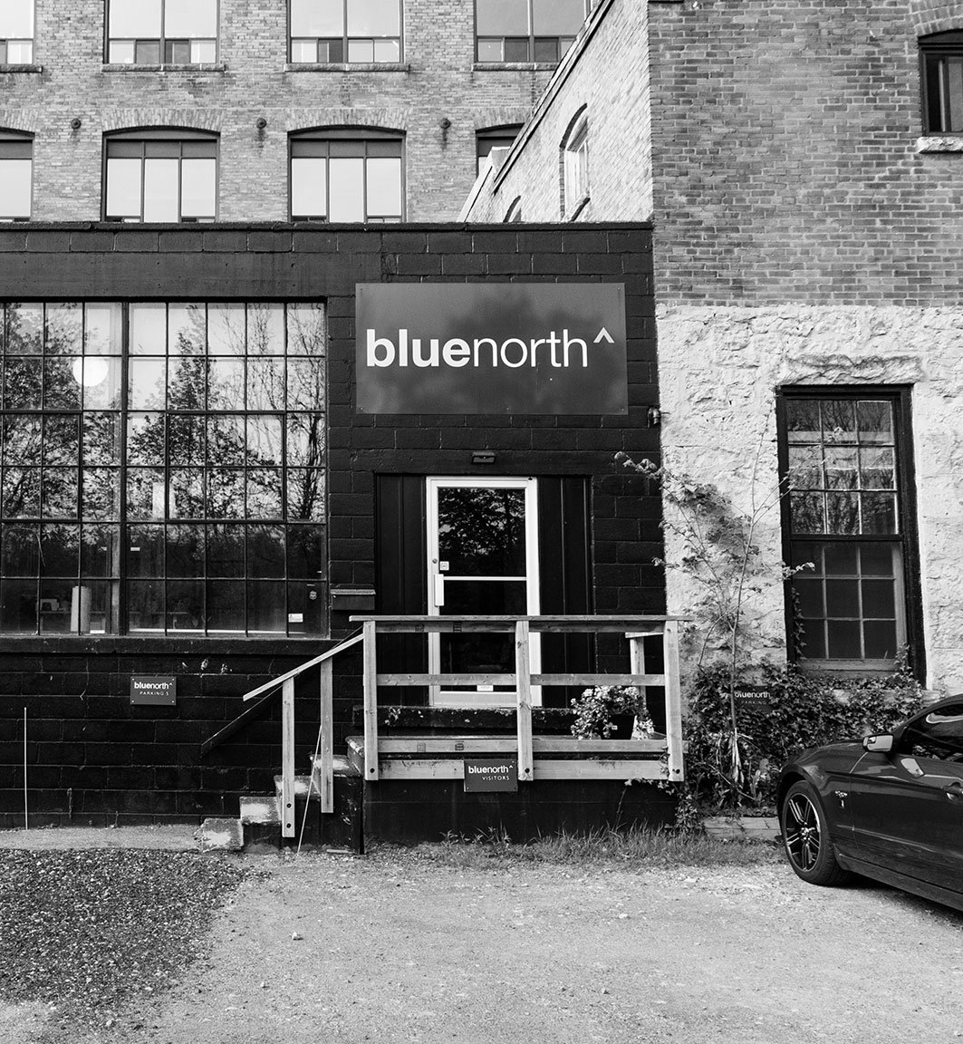 Front of Blue North office