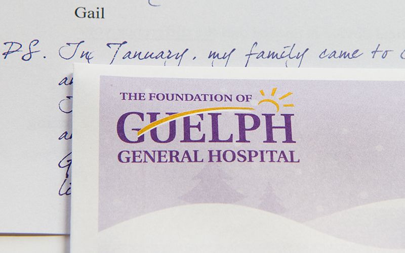 Blue North fundraising project with Guelph General Hospital